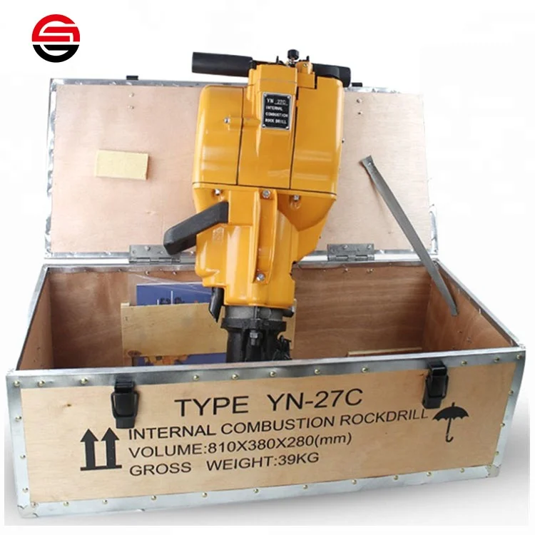 Portable diesel jack hammer power borehole tool YN27C rock drill for sale