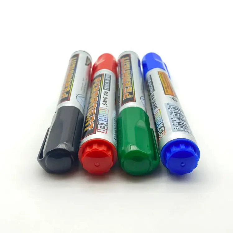 manufacturer custom logo Non Toxic Paint Safe Pen  oil-based ink waterproof Permanent Marker Black with single tip for Signing