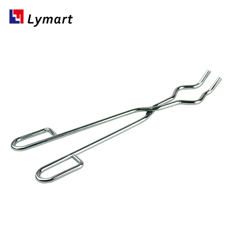 chemistry iron steel crucible tong for laboratory