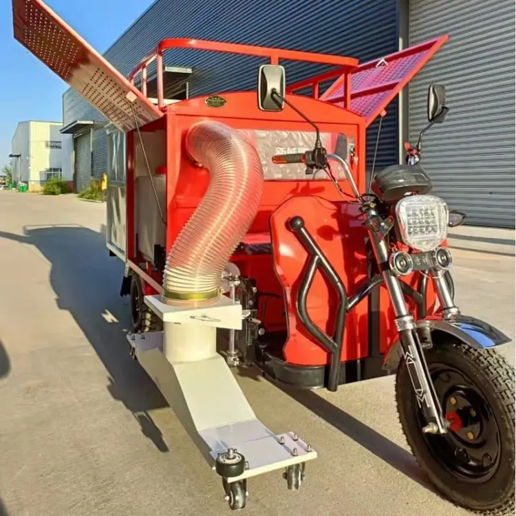 park road cleaning sweeper vacuum leaf cleaner electric parking lot sweepers