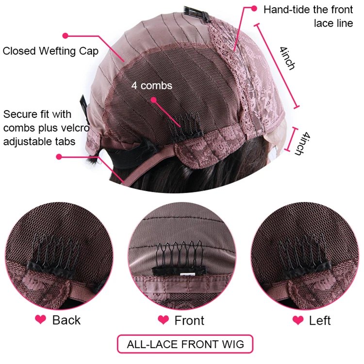 
Deep Wave Wholesale Peruvain Raw Virgin Hair Free Shipping Long Lace Front Human Hair Wig 