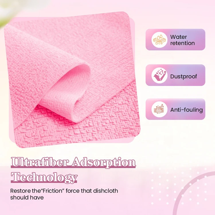 Colored Multi layer PVA Sponge Super Absorbent Cleaning Cloths for Kitchen Cooktop Glass Table Cars
