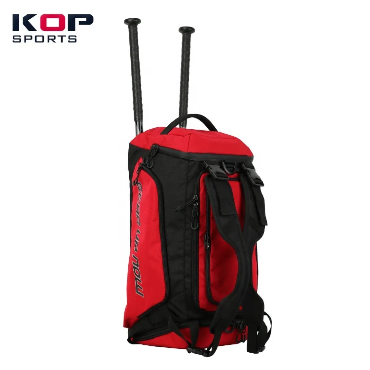2021 KOP SPORTS  Customized Team Duffel Bat Bag Gym Baseball Duffel Bag With Shoe Compartment