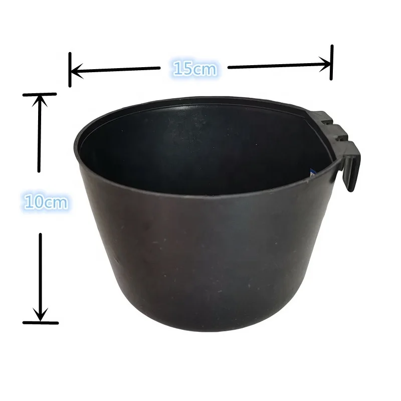 Cage Cups Birds Feeders Seed Bowl, Chicken Feeding Watering Dish, Rabbit Water Food Hanging Wire Cages Box