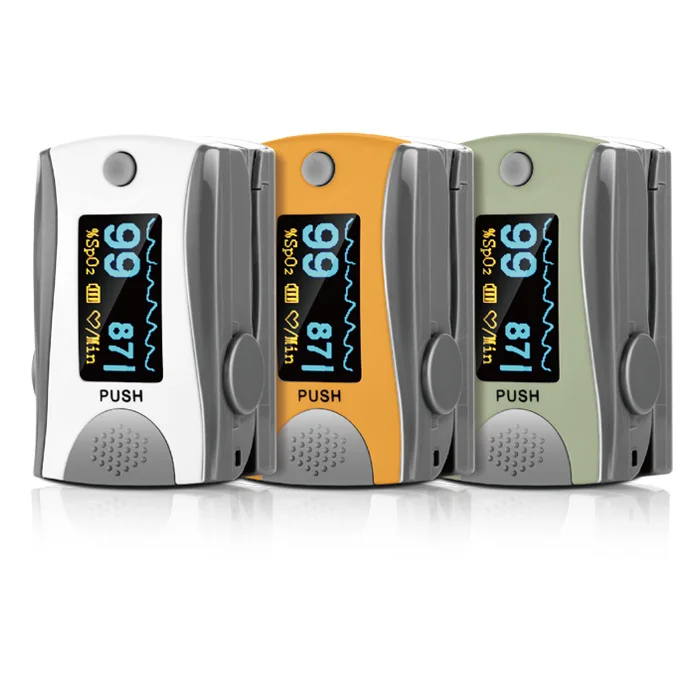 Portable Digital Blood Oxygen Meter Finger Pulse Oximeters