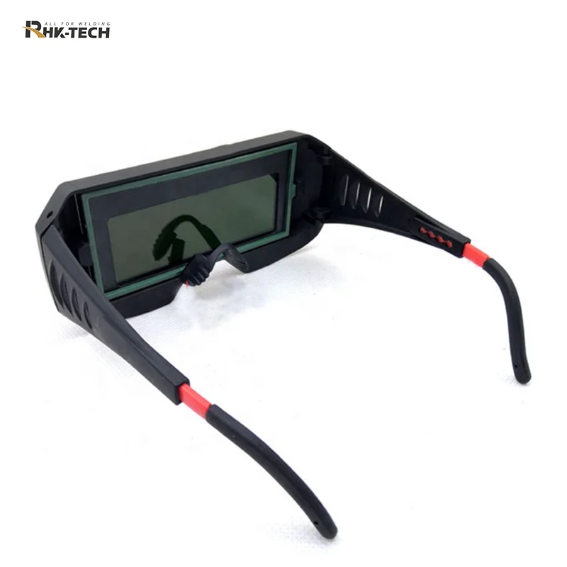 RHK Solar Powered Auto Darkening Welding Mask Helmet Goggles Welder Glasses Arc Anti-Shock Lens