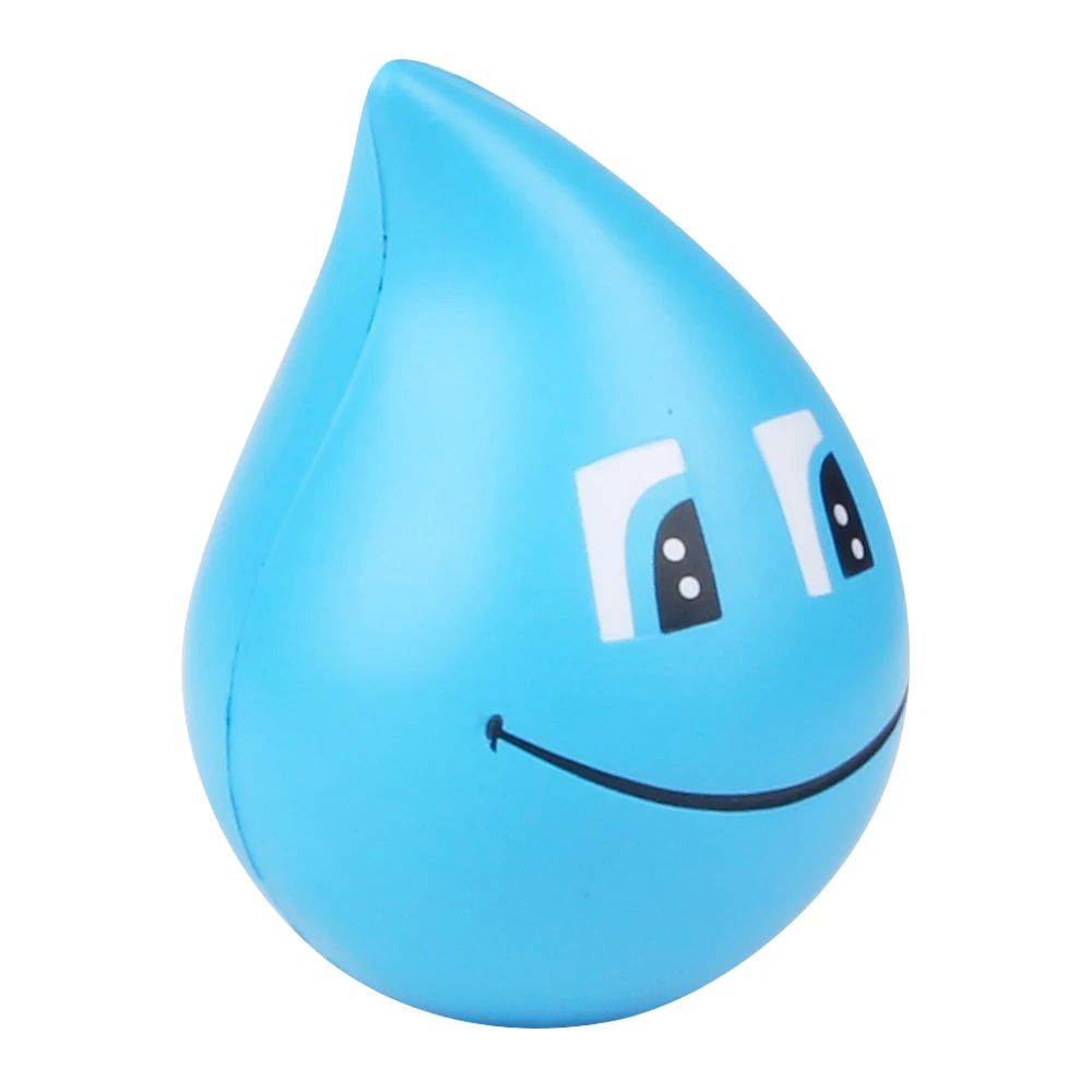 Wholesale High Quality Squishy PU Foam Water Drop Slow Rising Toy