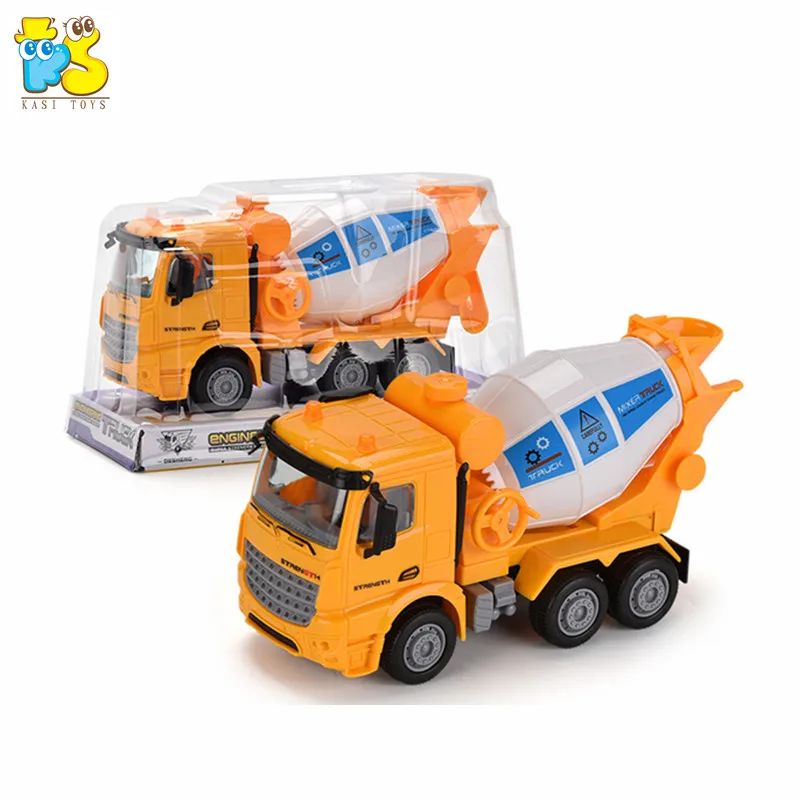 1:40 six-wheel driving simulated friction mixer truck construction vehicle engineering series car toys for boy