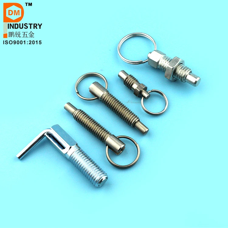 Din Pull Ring Retractable Plungers M2 & M16 Nylon Anti-Loose Screw Nylok Patching