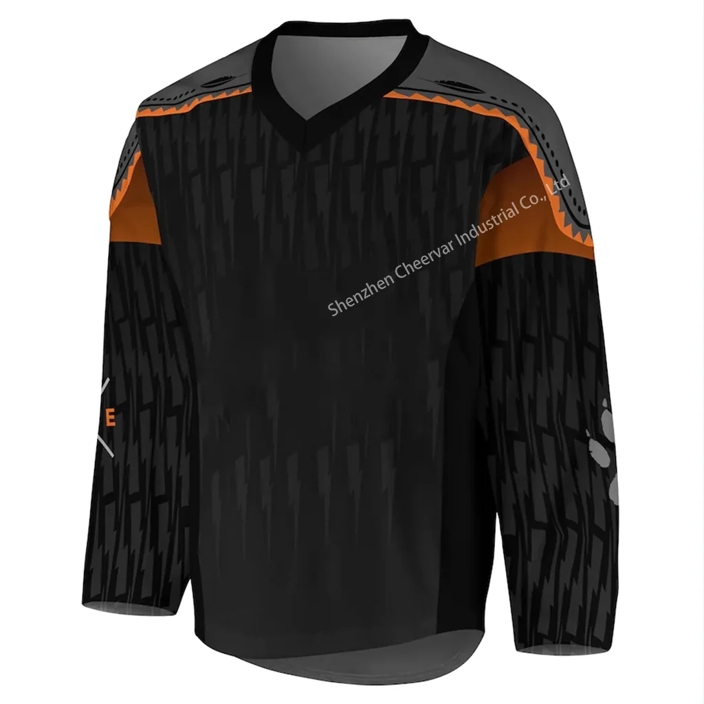 Sublimation Ice Hockey Jersey Box Lacrosse Jersey Team Hockey Uniform Ice Hockey Jersey
