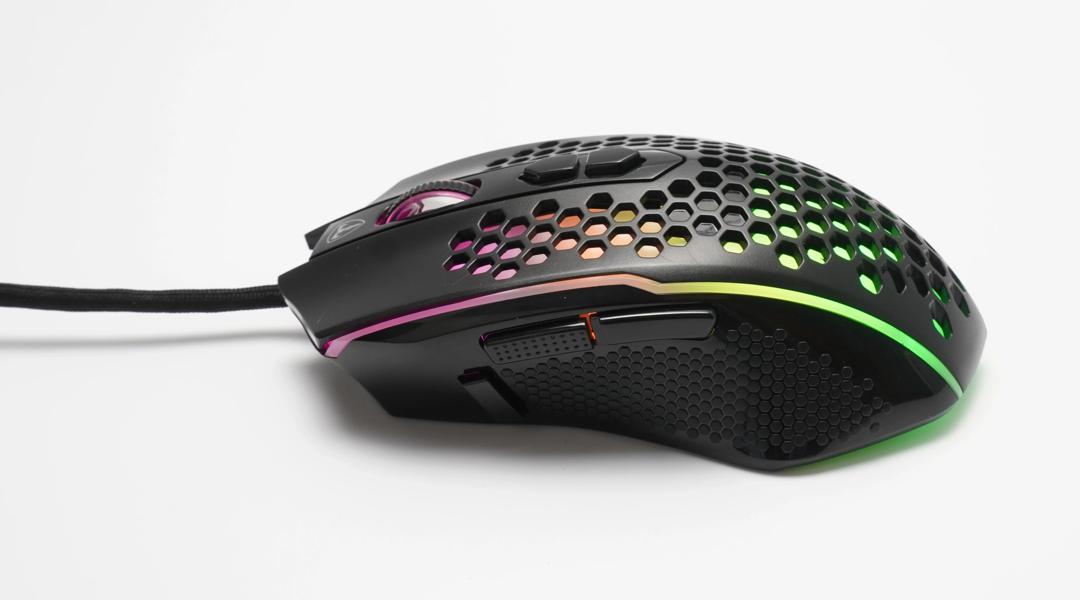 USB gaming mouse computer PC Laptop ergonomic LED  glowing  Honeycomb  wired gaming mouse