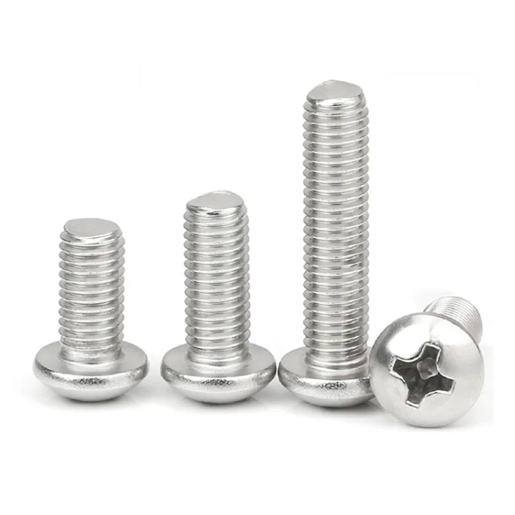 M2 M2.5 M3 M3.5 M4 M5 M6 M8 M10 304 316 Stainless Steel A2 Full Thread Phillips Pan Head Machine Screws