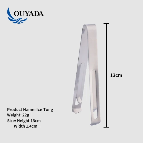 Factory Direct small mini metal stainless steel mini ice sugar tongs