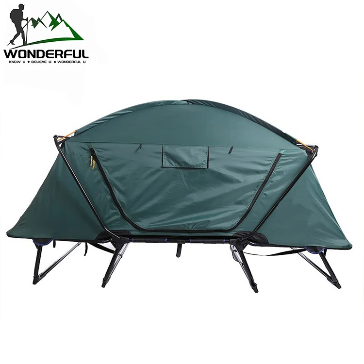 Travel Waterproof Top Oxford  Outdoor 1 2 Person Folding Automatic Double Layer Fishing Camping Ground Off Tent