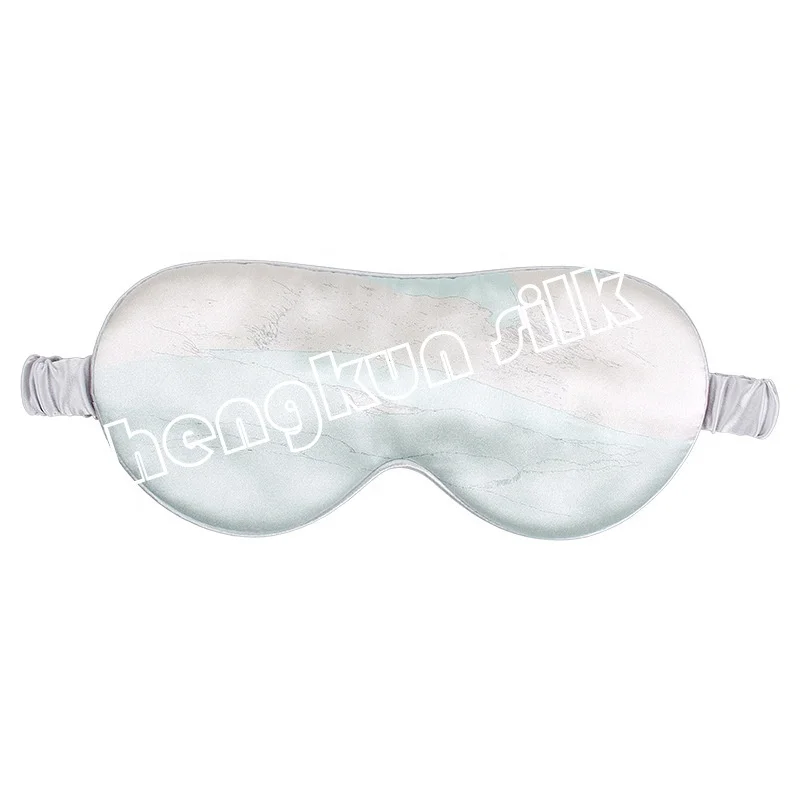  19mm Grade 6A Silk filled with 8G 16g Cstomer size logo and design silk eye mask sleep
