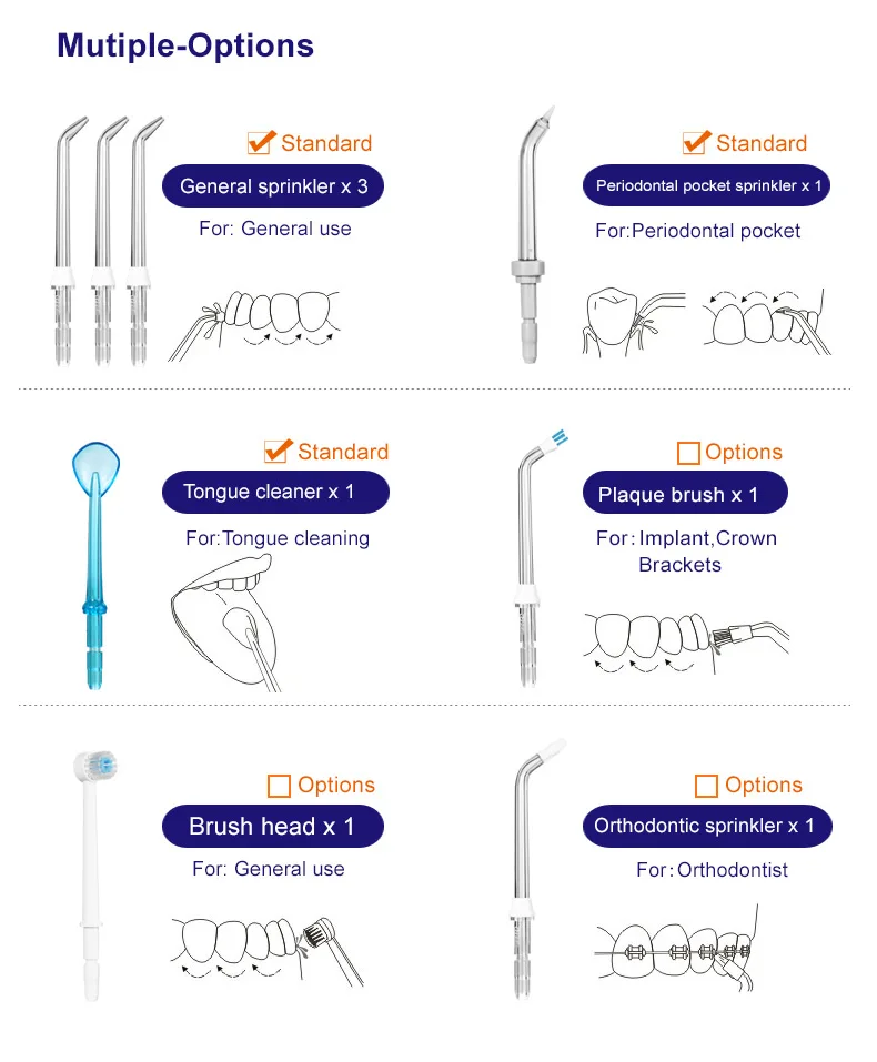 Dental plaque remover amazon hot selling dental water jet for prevention of periodontal