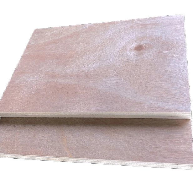 Linyi Customize Cheap Best Quality 18mm Commercial Okoume plywood For furniture