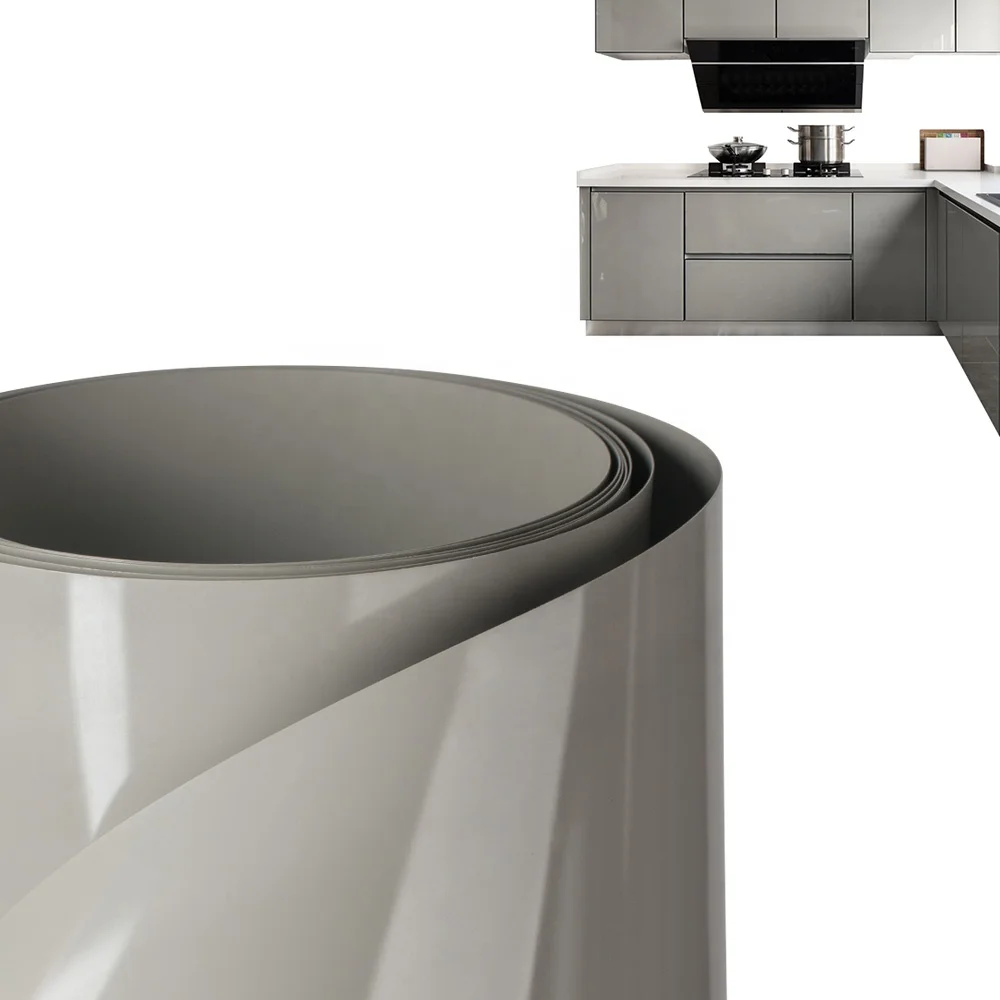 2022 New Plastic PETG Film Anti-static Flexible Clear High Gloss Color PETG Sheet Rolls For Furniture Lamination