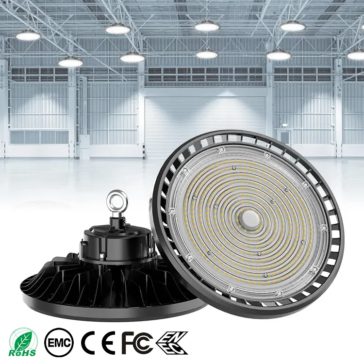 COVEDA AC165-265V China Manufacturer Warehouse Lamp Die Cast Aluminum 100w 150w 200w Ufo Led High Bay Light
