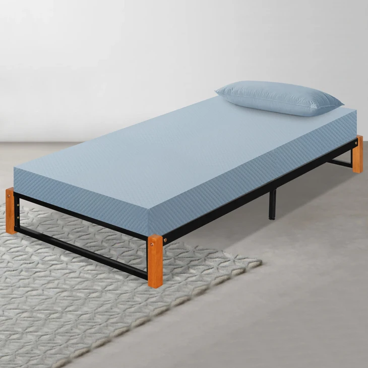 Metal Single Size Platform Bed Base BF-106 Strong Steel Slats for Apartment, School, Hostel Bulk Buy