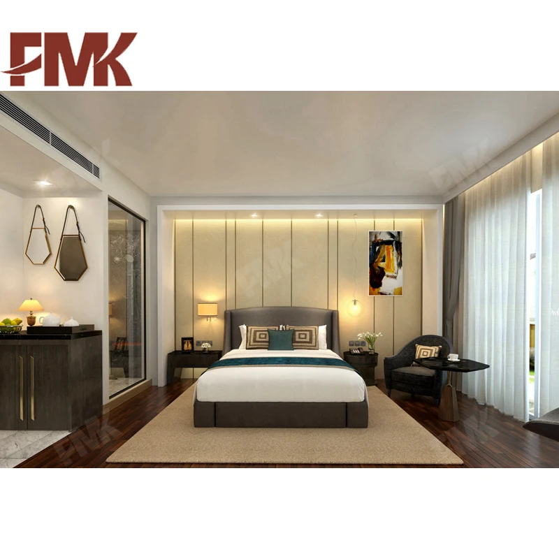 2020 Modern Design 5 Star Hotel Furniture Complete Bedroom Sets For Customization