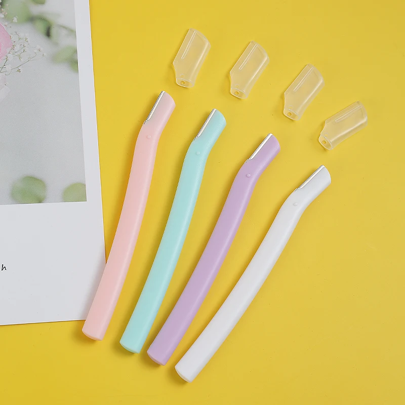 Eco-friendly Facial Hair Remover Tool Derma Razor Biodegradable Eyebrow Trimmer for Women