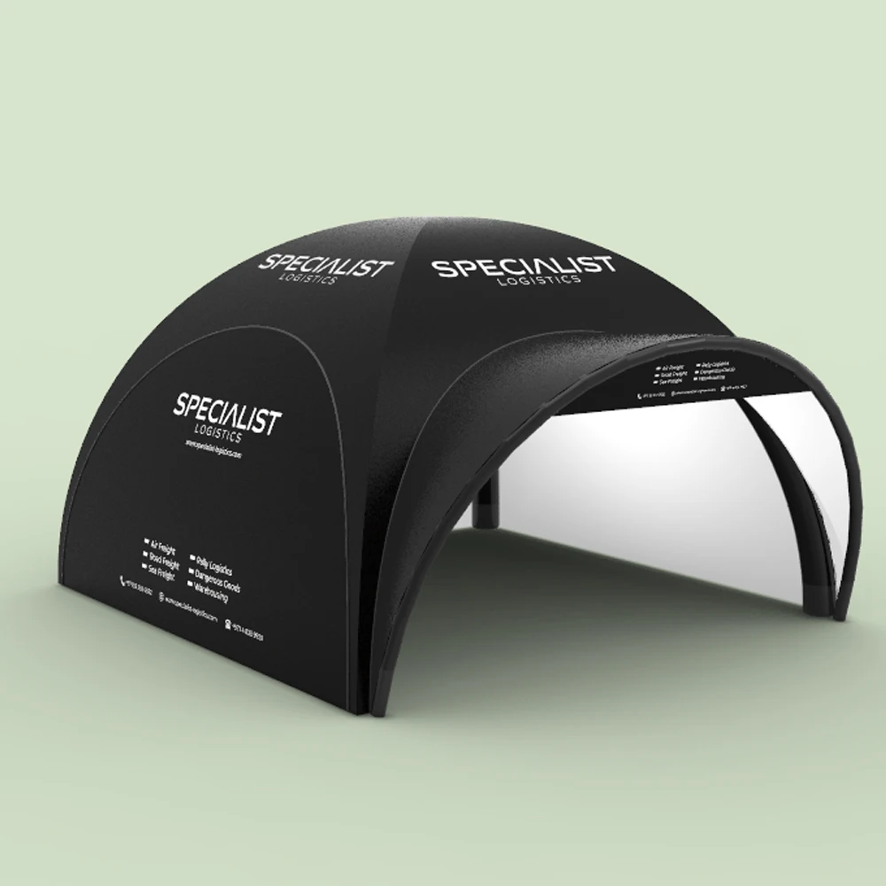 portable 3m, 4m, 5m, 6m car shade umbrella tent custom branding inflate canopy easy set up advertising pop up tents for event