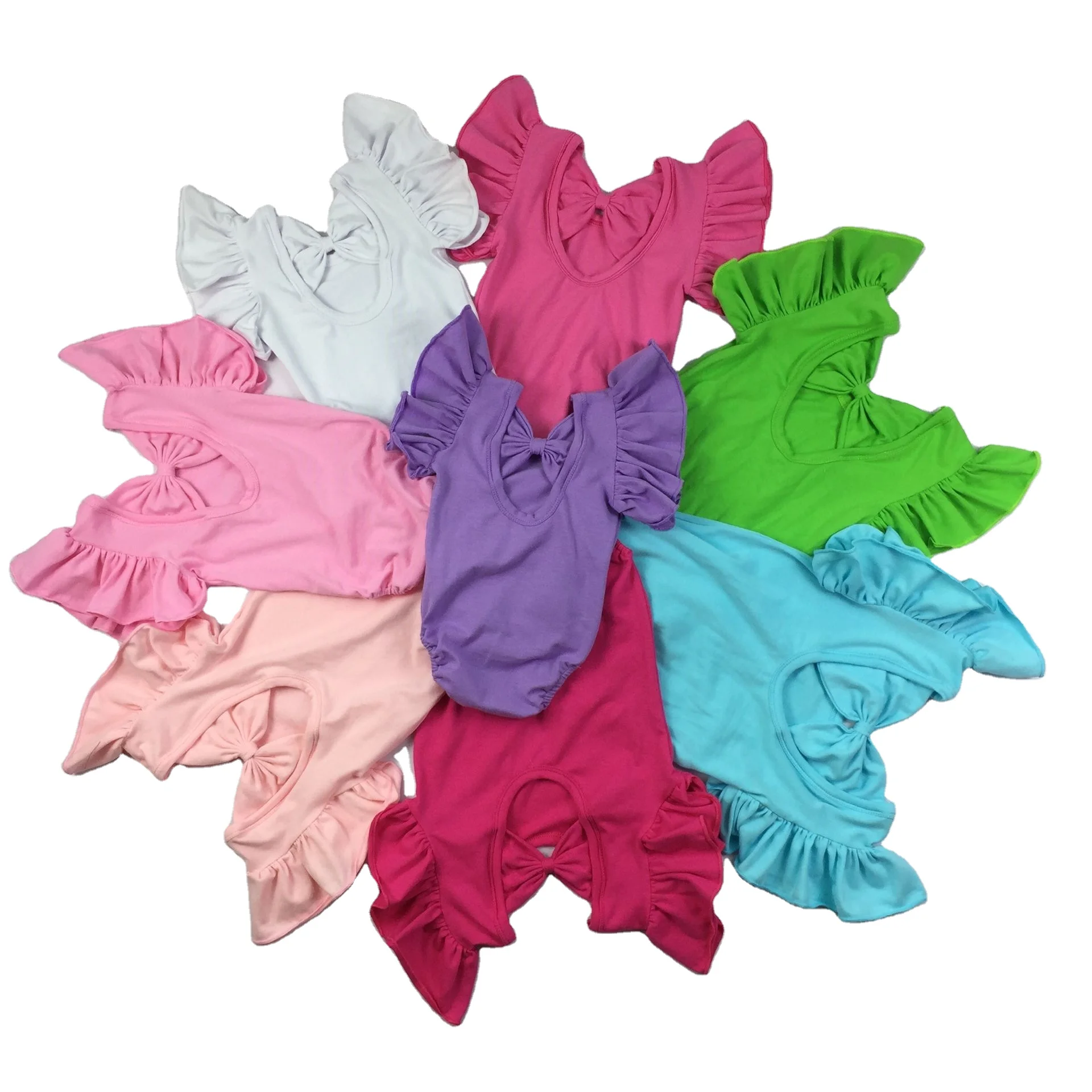 Новинка 2020, хлопковые трико для маленьких девочек, трико с бантом, детская одежда