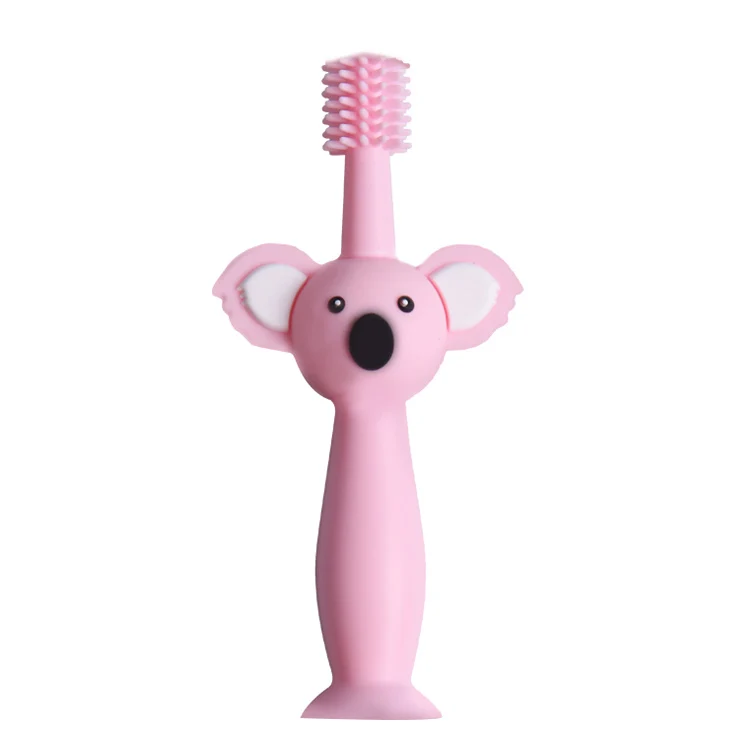 Baby Products Supplies Infant Manual Soft Baby Children Silicone Toothbrush