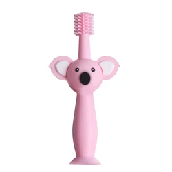 Baby Products Supplies Infant Manual Soft Baby Children Silicone Toothbrush
