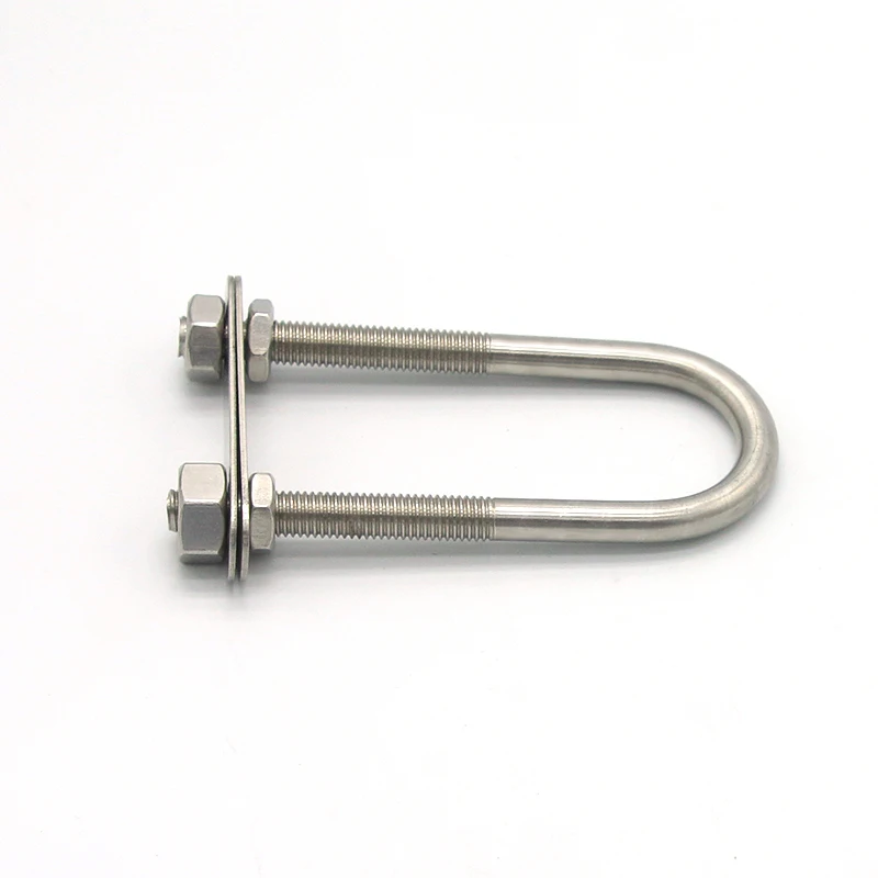 Factory Selling High Performance M6 M10 Stainless Steel U Shape Bolts Tube Clamp Fastener U-bolt