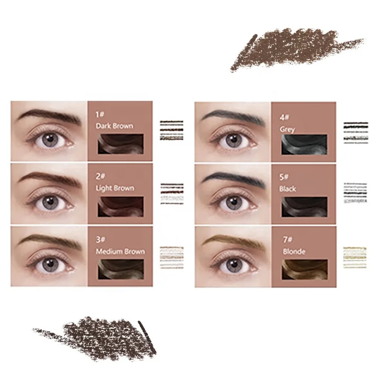 OEM/ODM Eyebrow Stamp Kit Sets One-Step Eye Brow Shaping Waterproof Stencil Eyebrow Stamp With Low MOQ