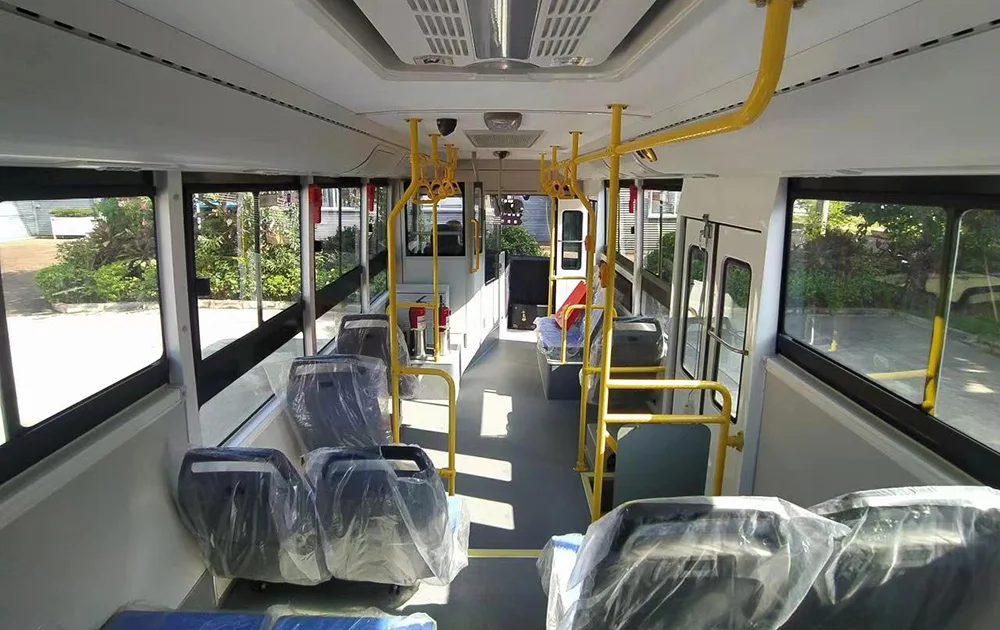 Hot Selling 6.6m 100% Electric Powered City Minibus 90kWh Battery Long Mileage Range 16 Seats Available on Sale