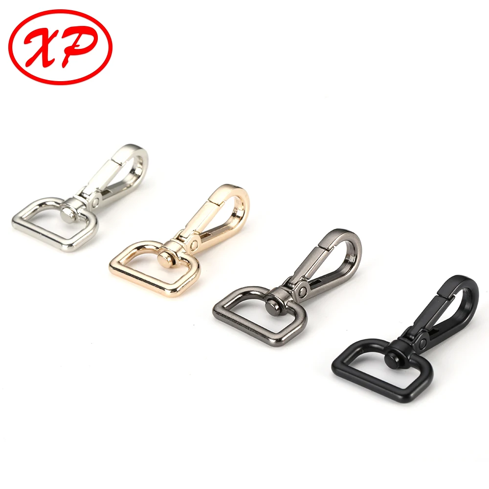 Custom Trigger Lobster Clasp zinc alloy Dog metal handbag Clip Swivel Snap hook