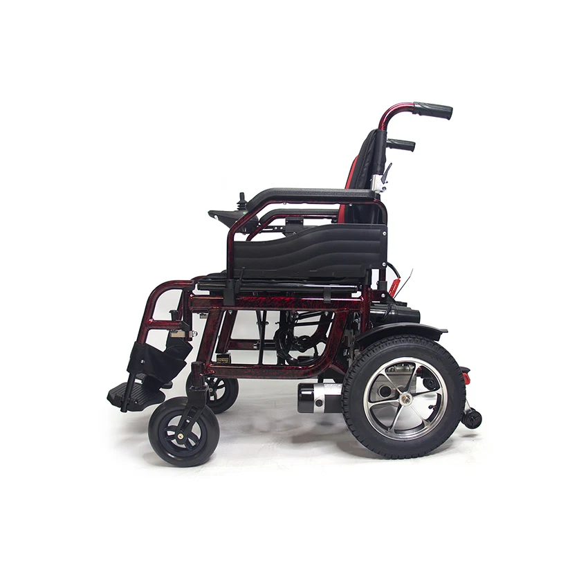 12' Wheel 15-20km range Aluminum Alloy Electric Wheelchair with 250W Taiwan Motor
