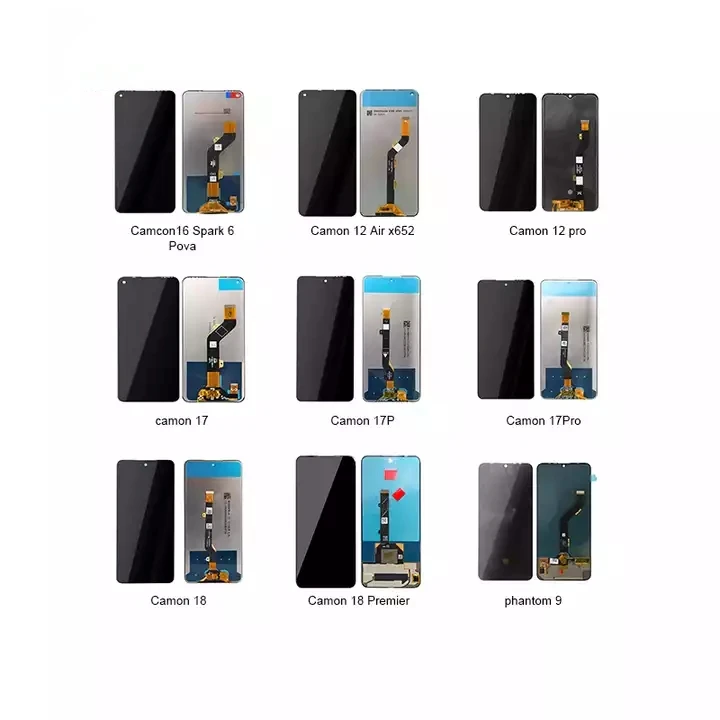 Factory Price Mobile Phone Original LCD Display Screen Replacement for tecno camon 17 18 19 19i pro