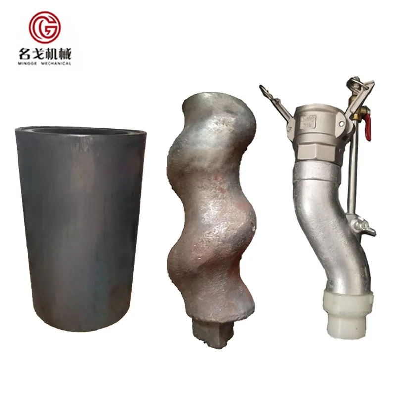 High pressure gun/concrete mortar spraying machine spray gun head alloy material for sale