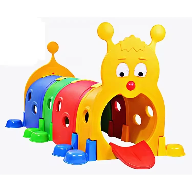 High quality Funny game plastic Indoor toy tunnel set for kids and toddlers