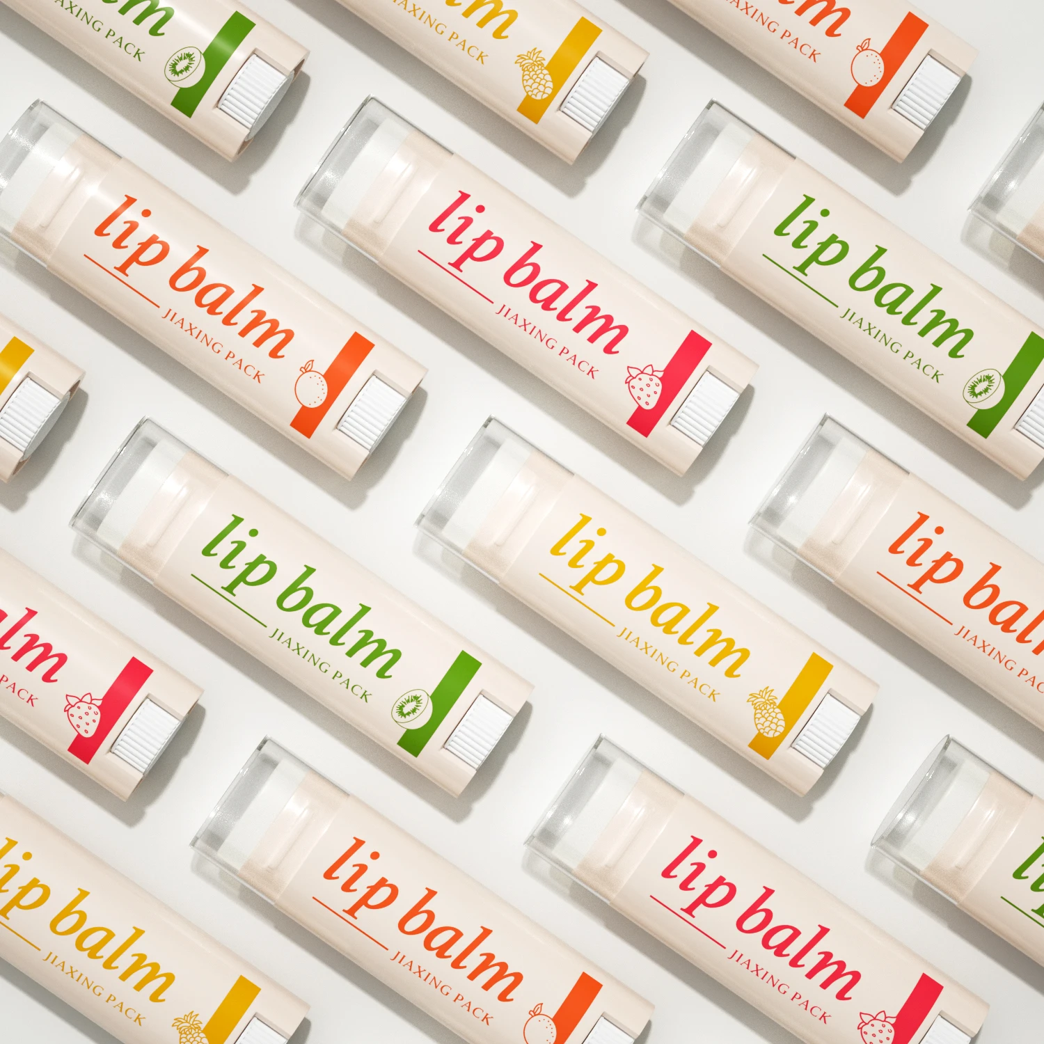 High quality 5g chapstick lipstick tube packaging custom cute empty lip balm container