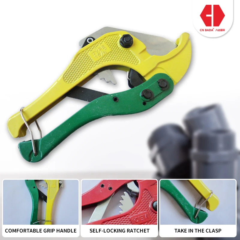 Portable Hand Plumbing Tools Cutting Within 44mm Manual Plastic Ppr Pe Pvc Pipe Cutter Shears