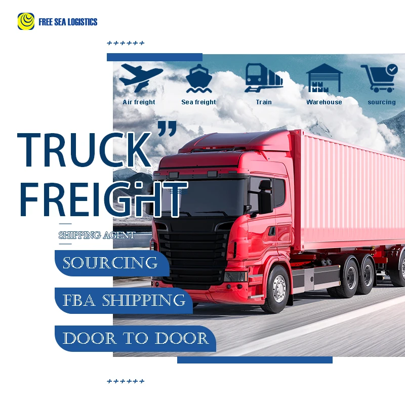 Door to door China Freight forwarder from China to Spain Italy France  Sea Shipping service and truck transport container