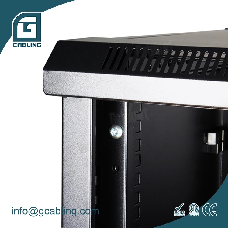 Высокоэффективный настенный шкаф Geteknet 19 дюймов 12U 80 кг SPCC серверная стойка 4U 6U 9U сетевые шкафы данных