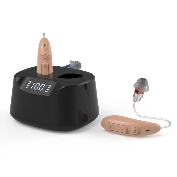 High Quality New Mini Medical Hearing Aids For Deafness Hidden In-ear Smart Noise Cancelling Sound Amplifier Seniors