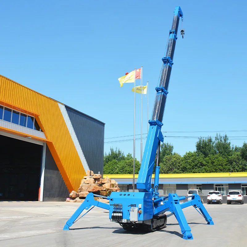 New Energy Official Small Construction Crawler Cranes Spider Crane 3 Ton 5 Ton 8 Ton Mini Spider