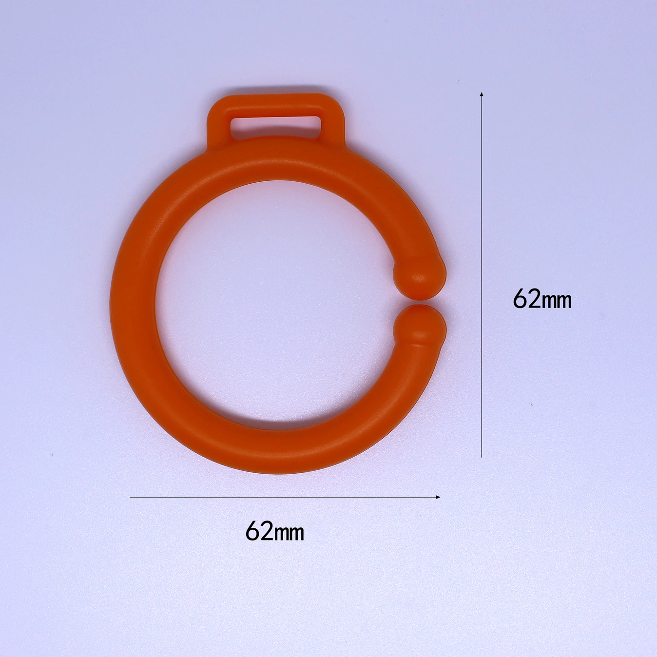 Pretty and Colorful Plastic Split Circle Ring Chain Link Child Crafts Toys