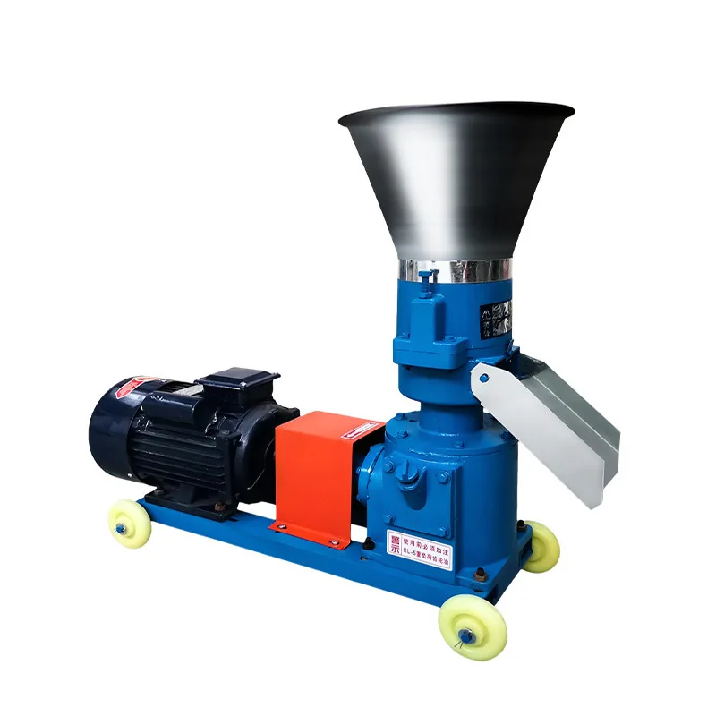 Cheap 2.5mm to 5mm Poultry Fish Feed Processing Machines 220v/380v Animal Feed Pellet Machine For Sell With Grinding Disc