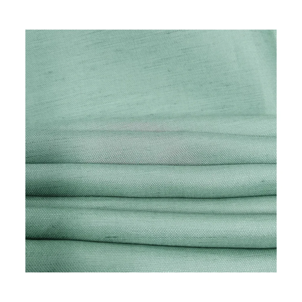  Высокое качество смесь хлопка и льна tencel lycoell slub ткани для одежды