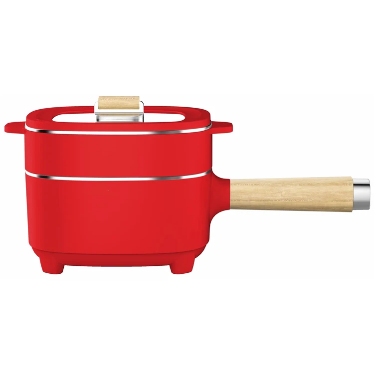 2L multi cooker soup noodle long handle electric cooker heating Pot Stainless Steel Heating Electric Pot Fast Multi Function Pot