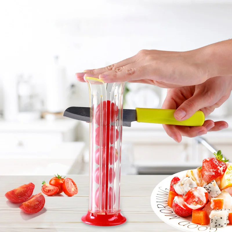Easy to use Grape Slicer Strawberry Slicer Small Tomato Cutter Adjustable Grape Cutter Fruit Salad Making Tools