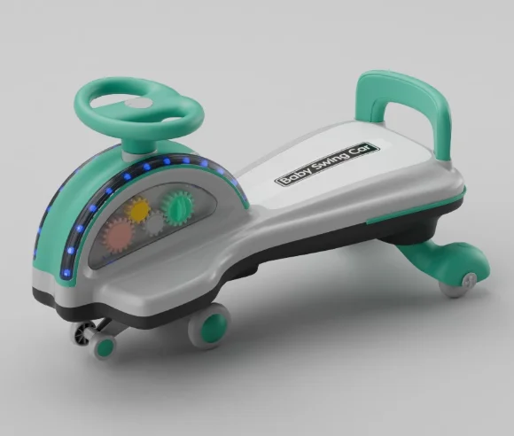 Baby indoor and out door play toys twist car / Ride on toys with light and music